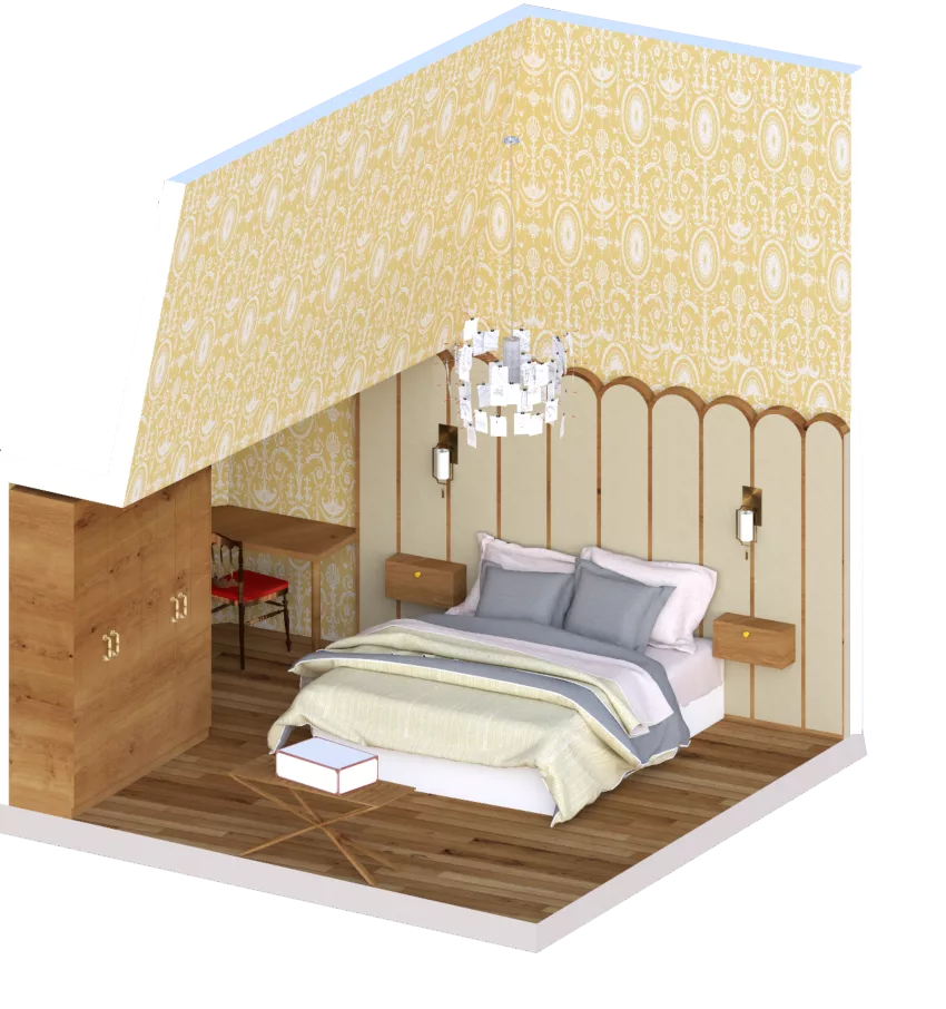 La chambre « Le Chapelier » - Déformer les perceptions